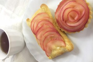 バラのアップルカスタードパイ☆