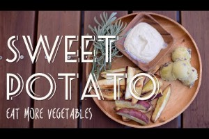 焼き野菜にぴったりの豆腐ディップと甘くて美味しいスイートポテトサラダの作り方 | EAT MORE VEGETABLES
