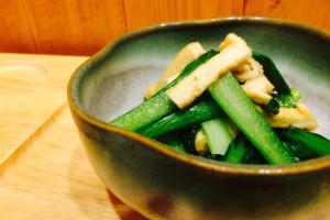 【小松菜の炒め煮】　簡単すぎるレシピ