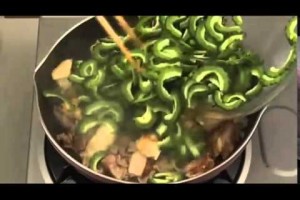 ゴーヤチャンプルー　　　【野菜のおかず：レシピ大百科】
