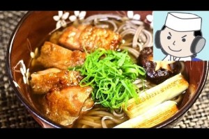 鶏南蛮そば♪  Chicken Nanban Soba Noodle♪