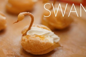 【お菓子】スワンシューの作り方 – Cream Puff Swan