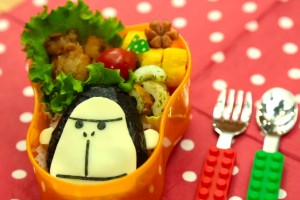 キャラ弁レシピ：エネゴリくんの作り方 ENEOS enegori bento(kyaraben) recipe