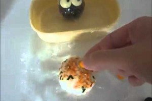 Totoro Bento　まっくろくろすけ弁当 簡単キャラ弁トトロジブリ