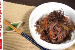 オリンピックの超簡単レシピ　★お惣菜リメイクシリーズ 　きんぴら牛肉の作り方