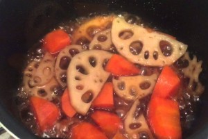 【料理苦手女子】れんこんと人参の煮物の作り方❤︎