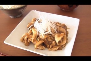 Simmered Chicken in Grated Potato (Recipe) 鶏肉のじゃがいも煮 (レシピ)