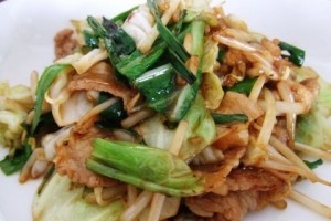 Vegetable stir-frying　recipe　ニラたっぷりの野菜炒めのレシピ・作り方