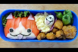 Yokai Watch Bento Lunch Box(Kyaraben)Recipe妖怪ウォッチ　キャラ弁　作り方　レシピ